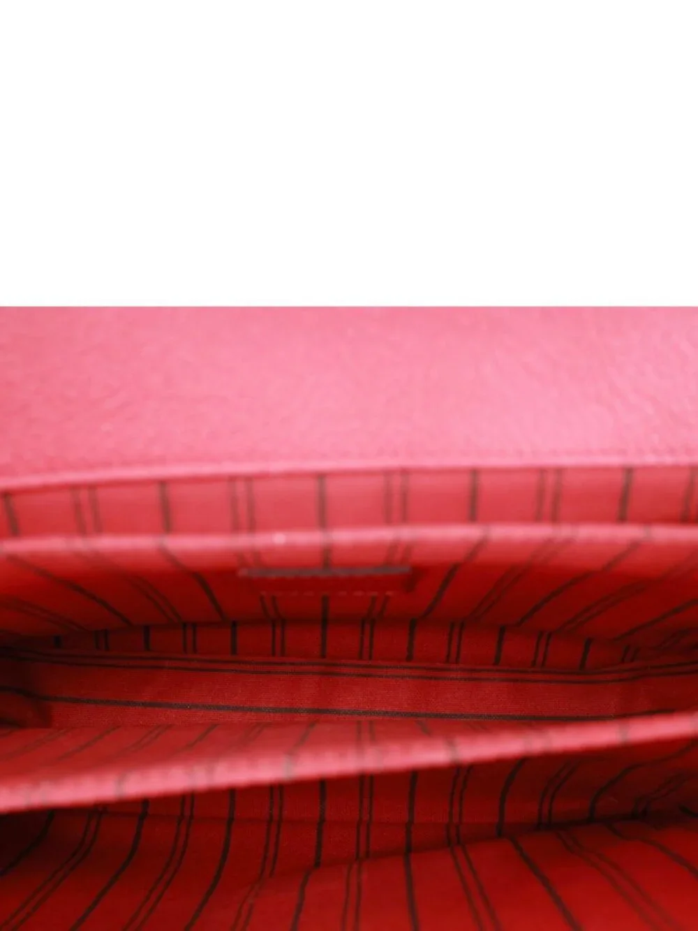 Louis Vuitton Metis Pochette Empreinte Leather Crossbody Bag Red